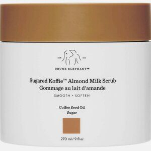 Drunk Elephant Sugared Koffie Almond Milk Body Scrub New 270 ml / 9 fl oz
